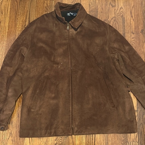 Polo by Ralph Lauren Men’s Brown Leather Jacket Size XL - Picture 1 of 4